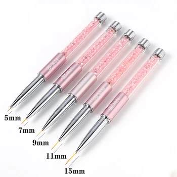 1 Pc Nail Art Liner Brush Pink Manicure Painting UV Gel Flower Drawing Line Pen Rhinestones Tools Nail Brush 5mm-13mm Manicure 
1 Pc Nail Art Liner Brush Pink Manicure Painting UV Gel Flower Drawing Line Pen Rhinestones Tools Nail Brush 5mm-13mm Manicure
