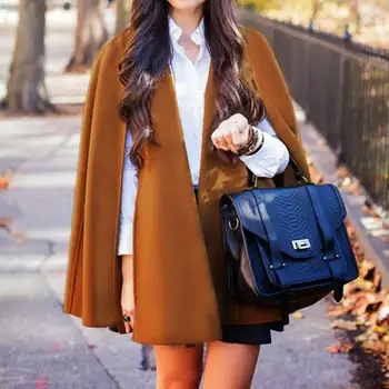 ZANZEA Women Open Front Cardigan Fashion Autumn Poncho Cloaks Casual Solid Cape Coats Femme Work OL Jackets Plus Size Outwear
ZANZEA Women Open Front Cardigan Fashion Autumn Poncho Cloaks Casual Solid Cape Coats Femme Work OL Jackets Plus Size Outwear