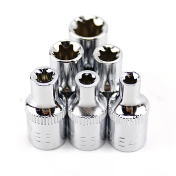 Wholesale 6pc Torx Star Bit Female E Socket Set Automotive Shop Tools External E4-E10
Wholesale 6pc Torx Star Bit Female E Socket Set Automotive Shop Tools External E4-E10