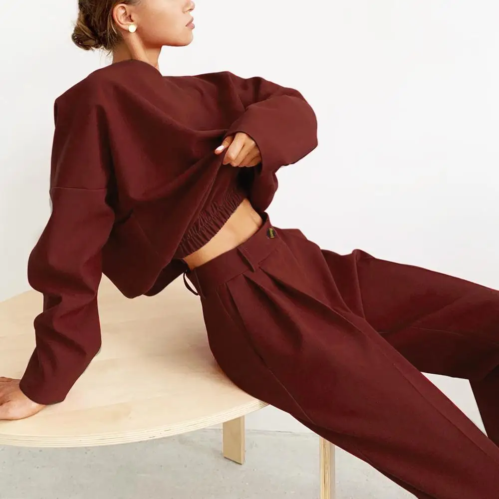 G&T Fashion Khaki Brown Ol Suit Straight Tube Suit Trousers Female Pencil Pants High Waist Casual Pants Zipper Pocket 2020
G&T Fashion Khaki Brown Ol Suit Straight Tube Suit Trousers Female Pencil Pants High Waist Casual Pants Zipper Pocket 2020