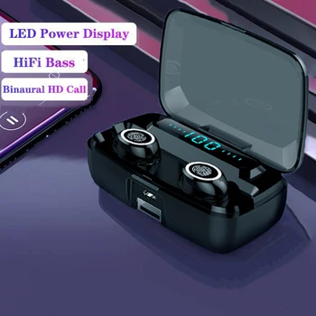 Original Wireless Headphones M11 TWS Bluetooth 5.0 In-ear earphone Noise reduction HiFi IPX7 Waterproof Headset for sport
Original Wireless Headphones M11 TWS Bluetooth 5.0 In-ear earphone Noise reduction HiFi IPX7 Waterproof Headset for sport
