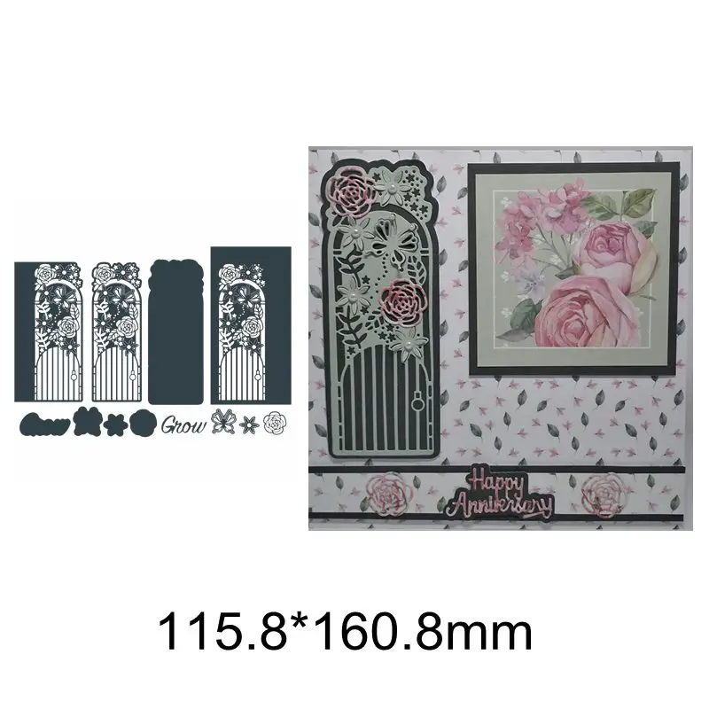 Flower Door Window Branch Grow Words Letter Metal Cutting Dies Scrapbooking Craft Making Cards Hot Sell Dies Paper DIY Handmade 
Flower Door Window Branch Grow Words Letter Metal Cutting Dies Scrapbooking Craft Making Cards Hot Sell Dies Paper DIY Handmade