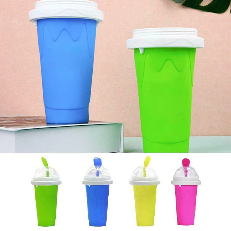 Slushy Ice Cream Maker Squeeze Peasy Slush Quick Cooling Cup Milkshake Bottles DNJ998
Slushy Ice Cream Maker Squeeze Peasy Slush Quick Cooling Cup Milkshake Bottles DNJ998