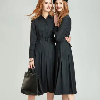 HAVVA women’s big swing dress for single-breasted autumn winter new gray midi nipped waists A-line dress with belt Q4375
HAVVA women’s big swing dress for single-breasted autumn winter new gray midi nipped waists A-line dress with belt Q4375