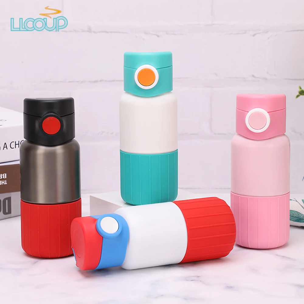 400ml Cute Thermos Double Side Thermal Insulation Eco-friendly Vacuum Flask 316 Stainless Steel Travel Insulated Water Bottle
400ml Cute Thermos Double Side Thermal Insulation Eco-friendly Vacuum Flask 316 Stainless Steel Travel Insulated Water Bottle