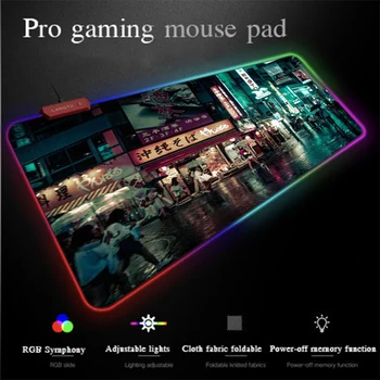 Yuzuoan Programming Large MousePad Net Red Street View LED Lighting Backlight RGB Gaming Mouse Pad Thickened Non-slip Carpet Mat
Yuzuoan Programming Large MousePad Net Red Street View LED Lighting Backlight RGB Gaming Mouse Pad Thickened Non-slip Carpet Mat
