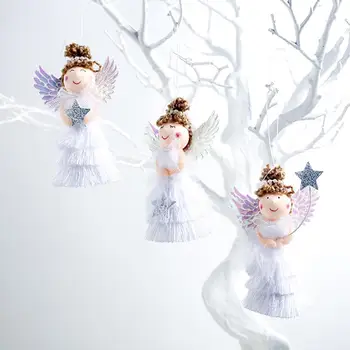 Christmas Tassel Skirt Angel Girl Doll Pendant Creative Xmas Hanging Decorations Christmas Tree Toppers
Christmas Tassel Skirt Angel Girl Doll Pendant Creative Xmas Hanging Decorations Christmas Tree Toppers
