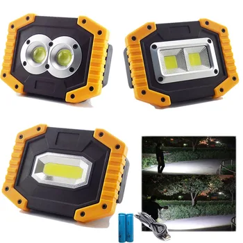 USB Rechargeable COB LED Floodlight Working Light Outdoor Portable Camping Lamp Garden Tent Spotlight Searchlight 18650 Battery
USB Rechargeable COB LED Floodlight Working Light Outdoor Portable Camping Lamp Garden Tent Spotlight Searchlight 18650 Battery