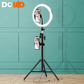Photo Light Selfie Ring Lamp with Phone Holder for Live Stream Makeup Artists YouTuber Vlogger taking Video photograhy on Tiktok
Photo Light Selfie Ring Lamp with Phone Holder for Live Stream Makeup Artists YouTuber Vlogger taking Video photograhy on Tiktok