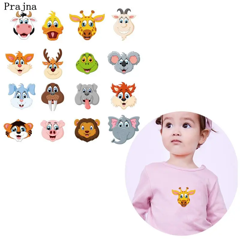 Prajna Cute Animals Patch Iron On Transfer Heat Vinyl Transfer Patches For Clothes Thermal Ironing Cartoon Stickers Applique DIY
Prajna Cute Animals Patch Iron On Transfer Heat Vinyl Transfer Patches For Clothes Thermal Ironing Cartoon Stickers Applique DIY