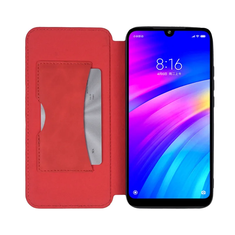 Applicable Millet Redmi 7 Genuine Leather Cell Phone Protection Kit Ultra-Thin Magnetic Sucker Leather Phone Cover Flip Phone Co
Applicable Millet Redmi 7 Genuine Leather Cell Phone Protection Kit Ultra-Thin Magnetic Sucker Leather Phone Cover Flip Phone Co