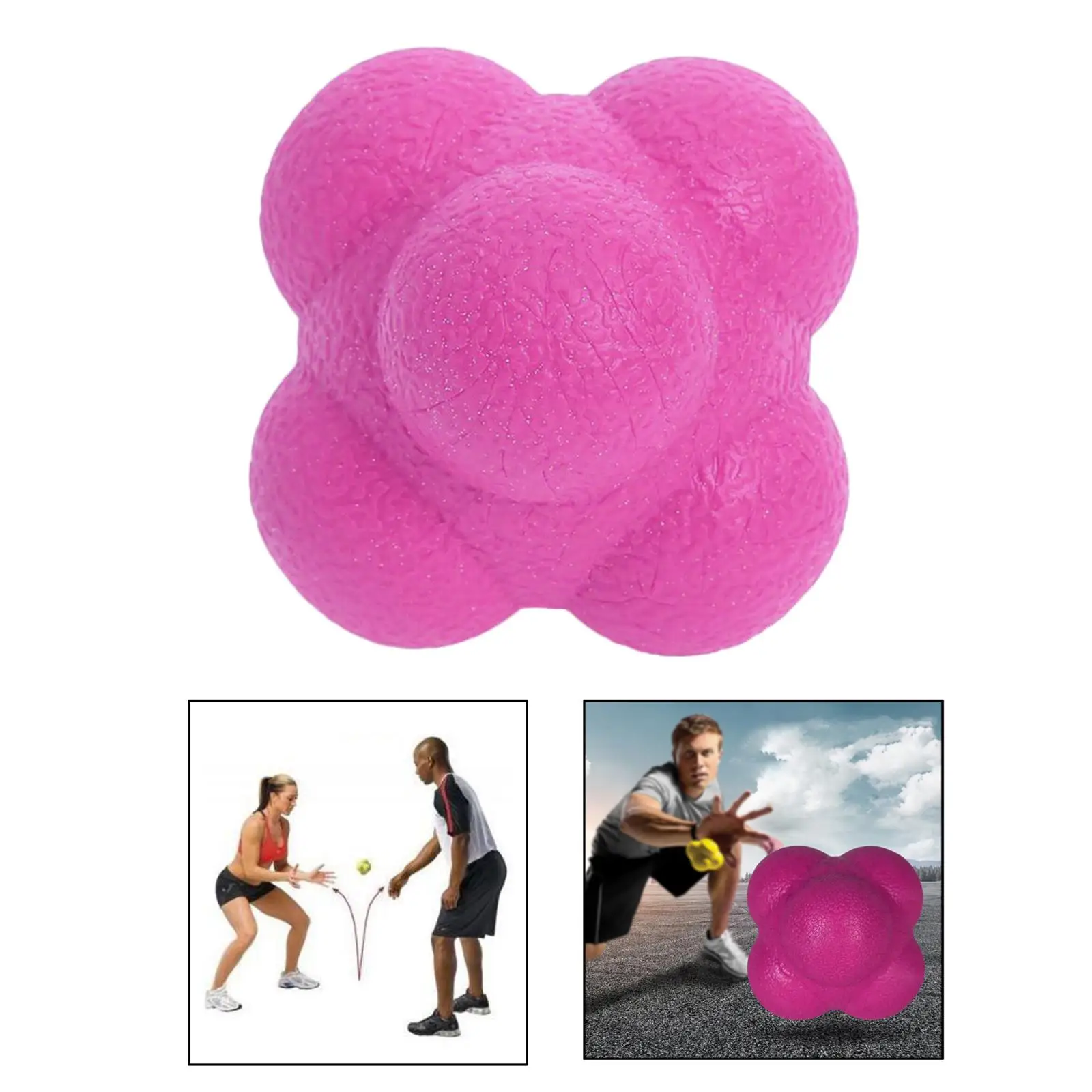 5.5cm Reaction Balls Agility Reflex Speed Training for Cricket Boxing Soccer 5.5cm Reaction Balls Agility Reflex Speed Training for Cricket Boxing Soccer