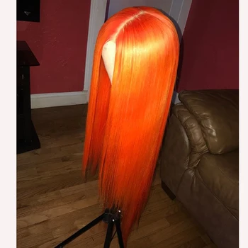 Orange Transparent Lace 13x6 Lace Front Human Hair Wigs with Baby Hair Brazilian Full Lace Wig for Black Women Natural Hairline
Orange Transparent Lace 13x6 Lace Front Human Hair Wigs with Baby Hair Brazilian Full Lace Wig for Black Women Natural Hairline