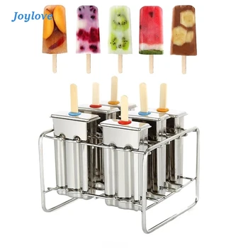 JOYLOVE Frozen Stainless Steel Popsicle Molds Ice Cream Stick Holder 6 Molds Summer Home DIY Ice Cream Mould Ice Pop Mould
JOYLOVE Frozen Stainless Steel Popsicle Molds Ice Cream Stick Holder 6 Molds Summer Home DIY Ice Cream Mould Ice Pop Mould