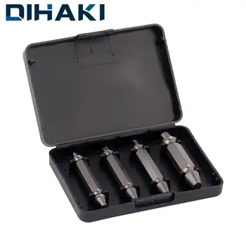 4 Pcs Double Side Damaged Screw Extractor Drill Bits S2 Alloy Steel Out Remover Bolt Stud Tool Dril Bit Set Screw Extractor
4 Pcs Double Side Damaged Screw Extractor Drill Bits S2 Alloy Steel Out Remover Bolt Stud Tool Dril Bit Set Screw Extractor