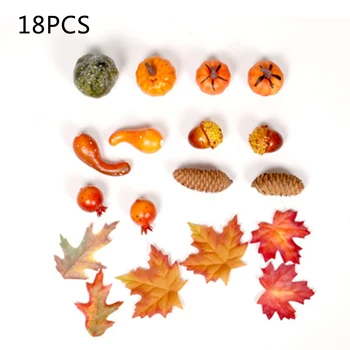 11/13/18pcs Fall Harvest Decor Props Artificial Mini Pumpkin Acorn Berries Maple Leaf Thanksgiving Halloween Decoration Props
11/13/18pcs Fall Harvest Decor Props Artificial Mini Pumpkin Acorn Berries Maple Leaf Thanksgiving Halloween Decoration Props