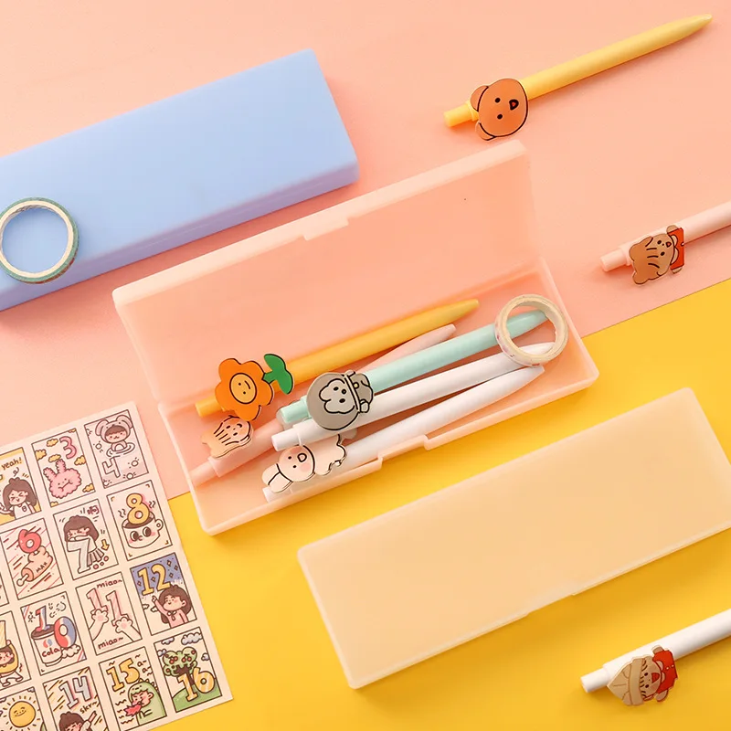 Translucent Dull Polish Pencil Students Storage Pencil Case Simple Multi-functional Creative Stationery Solid Color Plastic Penc
Translucent Dull Polish Pencil Students Storage Pencil Case Simple Multi-functional Creative Stationery Solid Color Plastic Penc