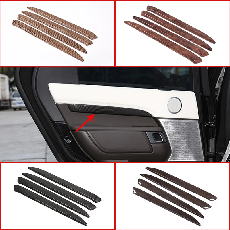 

Carbon Fiber Style For Land rover Discovery 5 LR5 L462 2017-2020 ABS Car Inner Door Decoration Strip Trims Cover Auto Accessorie