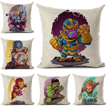 Cartoon Super Hero Cartoon Printed Linen Cushion Cover Car Sofa Decorative Throw Pillows Home Decoration Pillow Case 45x45cm
Cartoon Super Hero Cartoon Printed Linen Cushion Cover Car Sofa Decorative Throw Pillows Home Decoration Pillow Case 45x45cm