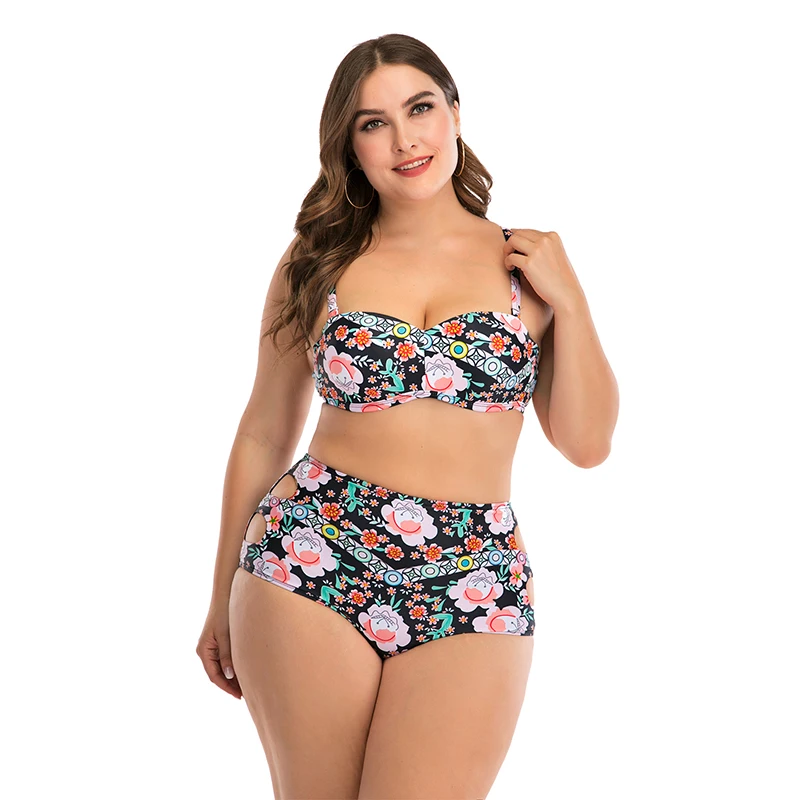 Plus Size Swimwear Women Swimsuit Big Breast Sexy Push Up Bikini Set Two-piece Suits Padded Cartoon Bathing Suit Biquini Femme
Plus Size Swimwear Women Swimsuit Big Breast Sexy Push Up Bikini Set Two-piece Suits Padded Cartoon Bathing Suit Biquini Femme