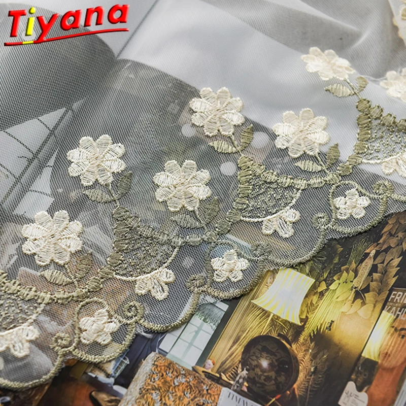 Embroidery Cute Small Yellow Flowers Tulle Curtains for Living Room Exquisite Elegant Rural Screens for Kichen X-HM464#30
Embroidery Cute Small Yellow Flowers Tulle Curtains for Living Room Exquisite Elegant Rural Screens for Kichen X-HM464#30