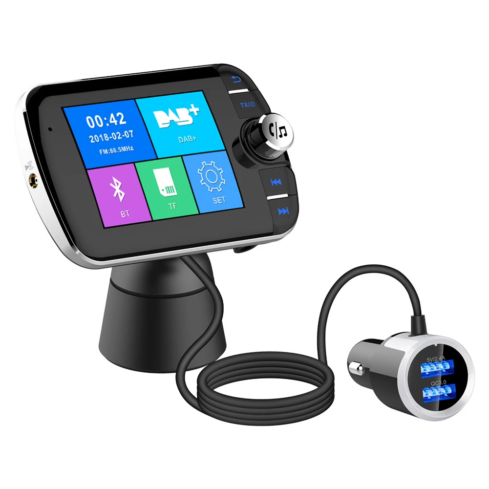 Wireless Digital Broadcasting FM Transmitter Portable Support TF Card Handsfree MP3 Player Audio LCD Display Car Bluetooth
Wireless Digital Broadcasting FM Transmitter Portable Support TF Card Handsfree MP3 Player Audio LCD Display Car Bluetooth