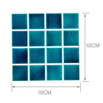 3D Tile Effect Colorful PVC Wall Stickers 30pcs Square Mosaic Effect Sticker Art Decal 10*10cm Waterproof For Bath Kitchen Decor
3D Tile Effect Colorful PVC Wall Stickers 30pcs Square Mosaic Effect Sticker Art Decal 10*10cm Waterproof For Bath Kitchen Decor