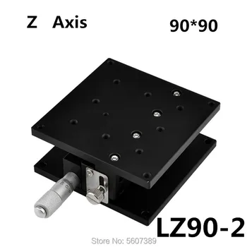 Z axis 90*90mm Displacement Lift Stage Manual fine tuning platform Double Cross rail Sliding Table LZ90-2 Z90-2
Z axis 90*90mm Displacement Lift Stage Manual fine tuning platform Double Cross rail Sliding Table LZ90-2 Z90-2