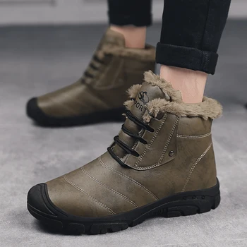 2019 Winter Large Size New Snow Boots To Keep Warm In The Fashion Men's Shoes Sports Boots with Velvet Comfortable Men's Boots
2019 Winter Large Size New Snow Boots To Keep Warm In The Fashion Men's Shoes Sports Boots with Velvet Comfortable Men's Boots