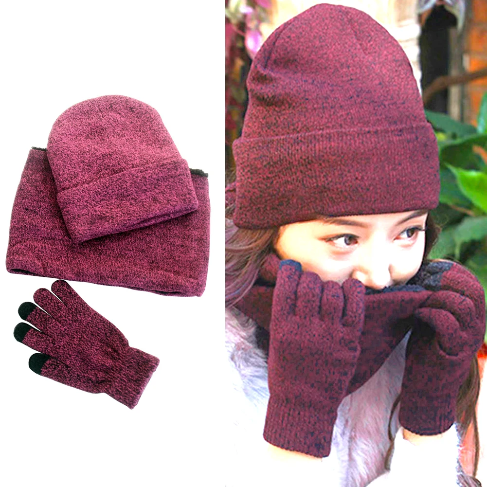 Winter Beanie Hat Men Women Gloves Set Ring Scarf Touch Screen Velvet Stylish Thick Cycling Camping Outdoor Sport Warm
Winter Beanie Hat Men Women Gloves Set Ring Scarf Touch Screen Velvet Stylish Thick Cycling Camping Outdoor Sport Warm