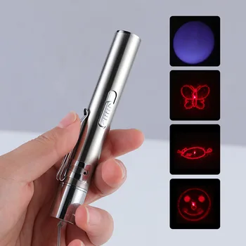 Upgrade-Laser Cat Teaser Mouse Pattern Red Dot Playing Cat Toy USB Projection Cat Pen Laser Flashlight
Upgrade-Laser Cat Teaser Mouse Pattern Red Dot Playing Cat Toy USB Projection Cat Pen Laser Flashlight