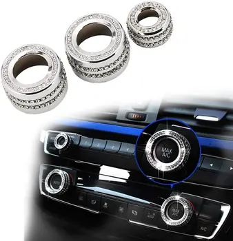 Bling Interior Decorations AC Knob Caps Air Conditioning Cover for BMW 5 6 7 Series X3 X4 X5 X6 G31 F13 G12 G01 F15 F16 F26
Bling Interior Decorations AC Knob Caps Air Conditioning Cover for BMW 5 6 7 Series X3 X4 X5 X6 G31 F13 G12 G01 F15 F16 F26