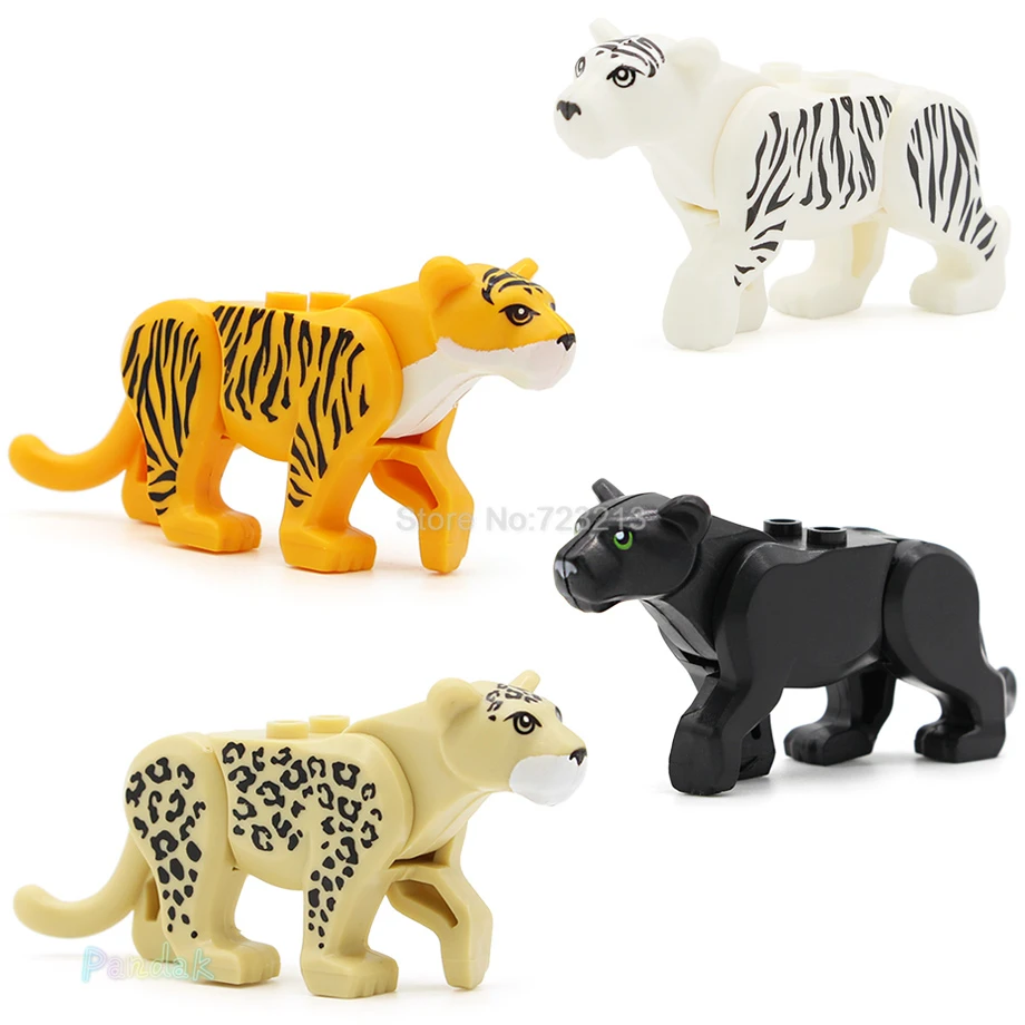 Tiger Panther Leopard Figure Single Sale Jungle Adventure Series Building Blocks Set Model Bricks Toys for Children
Tiger Panther Leopard Figure Single Sale Jungle Adventure Series Building Blocks Set Model Bricks Toys for Children
