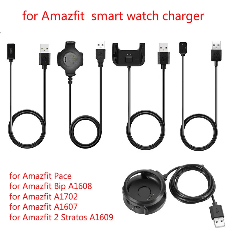 

Smart Watch USB Charger Dock Station Cradle for Xiaomi HUAMI AMAZFIT Pace/Bip A1608/A1607/A1702/GTR 42/47mm 1909/stratos 2