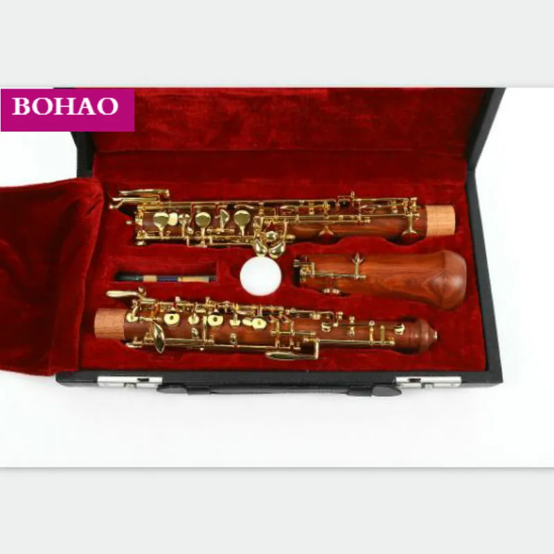 New oboe sound quality good C bond mahogany body 3rd octave range left F industry |