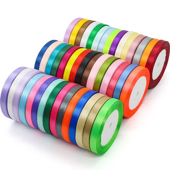 YEZI 25Yards/Roll 6mm 10mm 15mm 20mm 25mm Silk Satin Ribbons for Crafts Bow Handmade Gift Wrap Party Wedding Decorative 
YEZI 25Yards/Roll 6mm 10mm 15mm 20mm 25mm Silk Satin Ribbons for Crafts Bow Handmade Gift Wrap Party Wedding Decorative