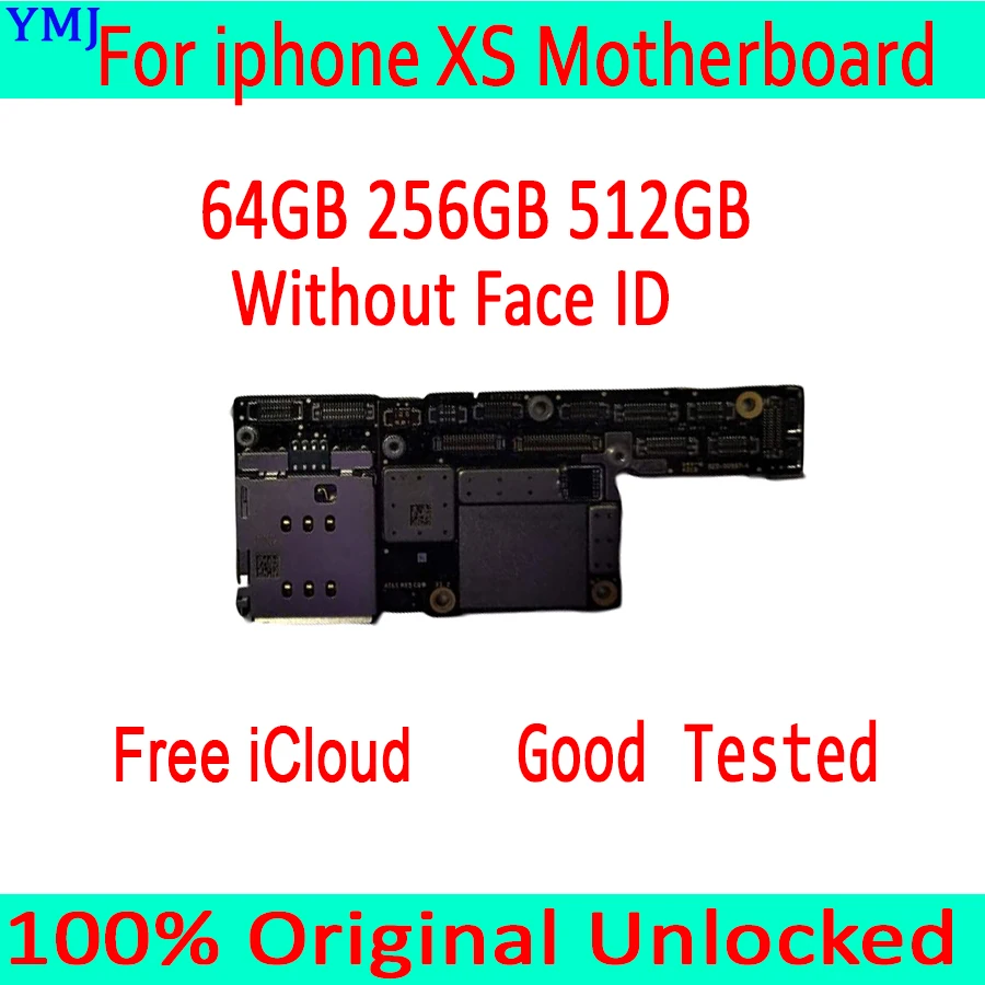 Free iCloud For iPhone XS Motherboard 64GB 256GB 512GB Original Used OK Main Logic Board With/Without Face ID 100% Good Working
Free iCloud For iPhone XS Motherboard 64GB 256GB 512GB Original Used OK Main Logic Board With/Without Face ID 100% Good Working