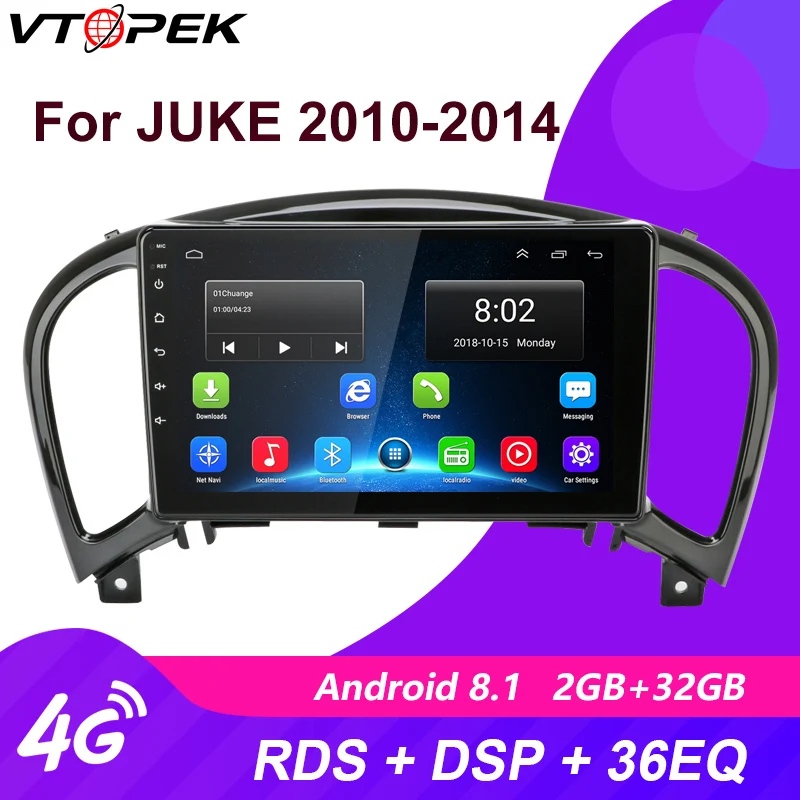 Vtopek 9" 2+32G 2din Android Car Radio Multimedia Video Player Navigation GPS For Nissan Juke YF15 2010-2014 Head Unit 2 din
Vtopek 9" 2+32G 2din Android Car Radio Multimedia Video Player Navigation GPS For Nissan Juke YF15 2010-2014 Head Unit 2 din