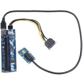 Usb 3.0 Mini Pci-E To Pcie Pci Express 1X To 16X Extender Riser Card Adapter Sata 6Pin 60Cm Power Cable For Bitcoin Btc Mining
Usb 3.0 Mini Pci-E To Pcie Pci Express 1X To 16X Extender Riser Card Adapter Sata 6Pin 60Cm Power Cable For Bitcoin Btc Mining