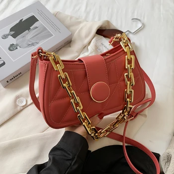 PU Leather Crossbody Bags For Women 2020 Summer Fashion Thick Chain Shoulder Handbags Female Travel Cross Body Bag Women bags
PU Leather Crossbody Bags For Women 2020 Summer Fashion Thick Chain Shoulder Handbags Female Travel Cross Body Bag Women bags