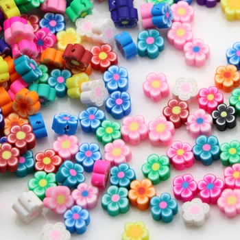 100/500pcs Fashion 10mm Flower Polymer Clay Beads Polymer Mixed Color For DIY Child Jewelry Making 
100/500pcs Fashion 10mm Flower Polymer Clay Beads Polymer Mixed Color For DIY Child Jewelry Making