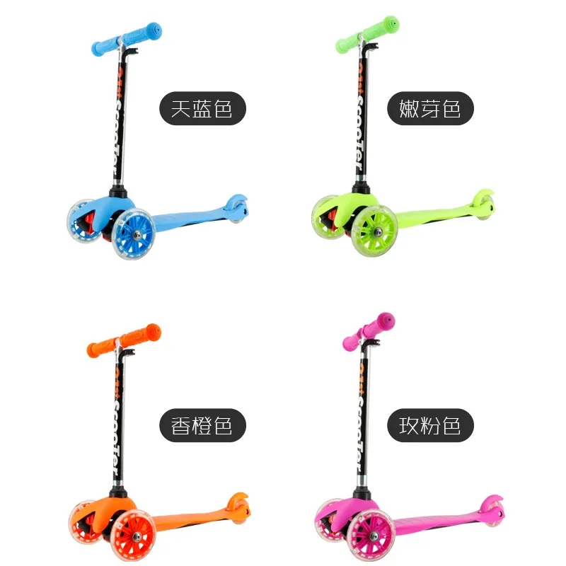 Foldable kids exercise Toy scooter candy color large Flash wheel glowing scooters rear brake single pedal cruise surf tricycle
Foldable kids exercise Toy scooter candy color large Flash wheel glowing scooters rear brake single pedal cruise surf tricycle