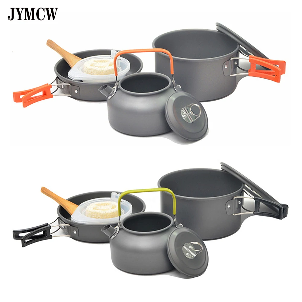 Camping Cookware Set Aluminum Nonstick Portable Outdoor Tableware Kettle Pot Cookset Cooking Pan Bowl for Hiking BBQ Picnic
Camping Cookware Set Aluminum Nonstick Portable Outdoor Tableware Kettle Pot Cookset Cooking Pan Bowl for Hiking BBQ Picnic