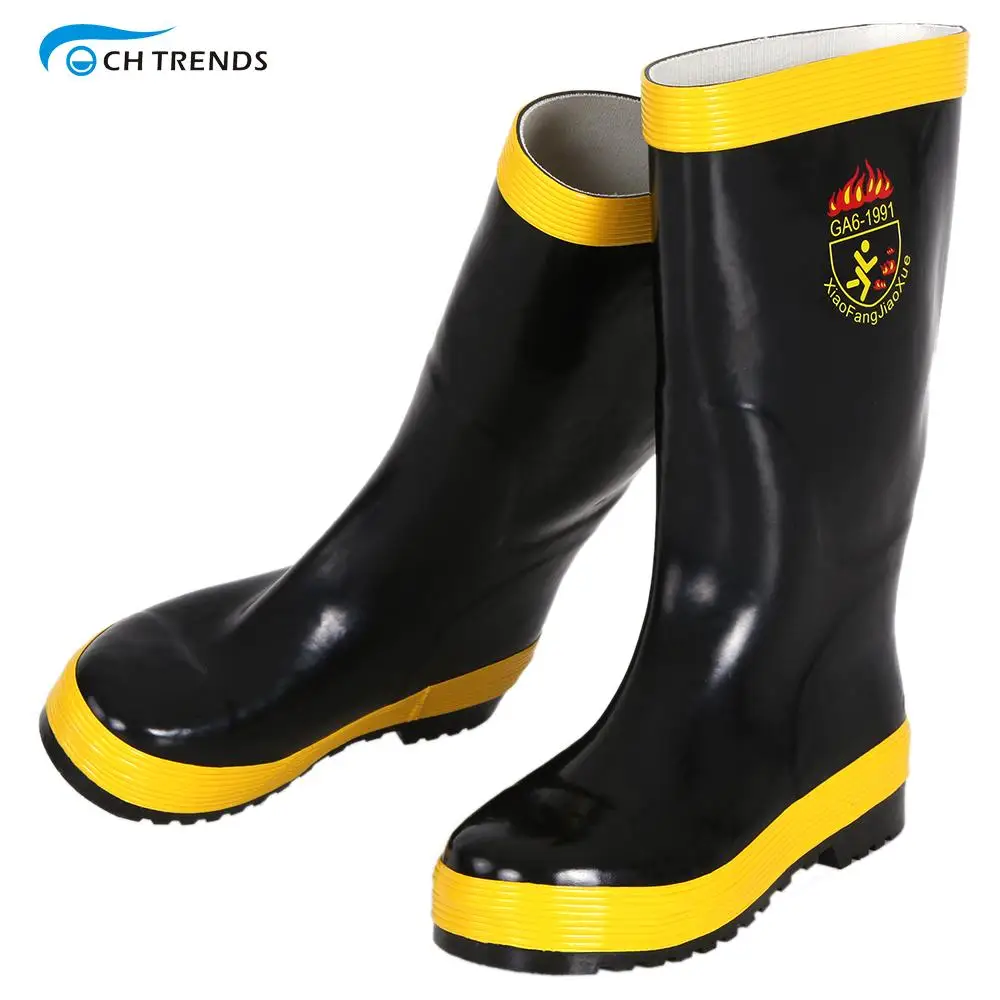 Fire Fighting Boots Anti-fire Waterproof Chemical Proof Non-slipping Electrical Proof Fire Fighting Equipment For Firemen 
Fire Fighting Boots Anti-fire Waterproof Chemical Proof Non-slipping Electrical Proof Fire Fighting Equipment For Firemen