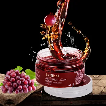 Red Wine Essence Sleep Mask No Wash Moisturizing Cream Night Anti Aging Anti Wrinkle Nutrition Face Cream 105g Lamilee 
Red Wine Essence Sleep Mask No Wash Moisturizing Cream Night Anti Aging Anti Wrinkle Nutrition Face Cream 105g Lamilee