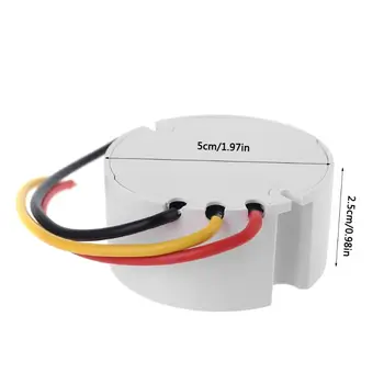 AC85-250V Round Self-powered Wireless Receiver Module with Remote Control Switch for Light Lamp TV
AC85-250V Round Self-powered Wireless Receiver Module with Remote Control Switch for Light Lamp TV