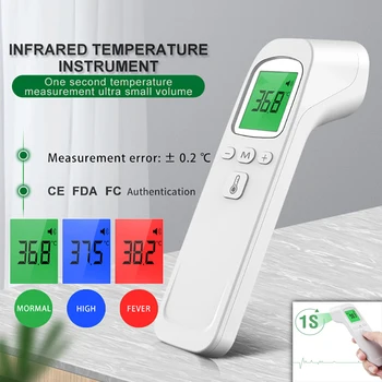 Forehead Thermometer Non Contact Infrared Thermometer Body Temperature Fever Digital Measure Tool for Baby Adult digital ear the
Forehead Thermometer Non Contact Infrared Thermometer Body Temperature Fever Digital Measure Tool for Baby Adult digital ear the