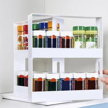 Spice Organizer Rack Multi-Function Rotating Storage Shelf Slide Kitchen Cabinet Cupboard Organizer Kitchen Storage Rack
Spice Organizer Rack Multi-Function Rotating Storage Shelf Slide Kitchen Cabinet Cupboard Organizer Kitchen Storage Rack