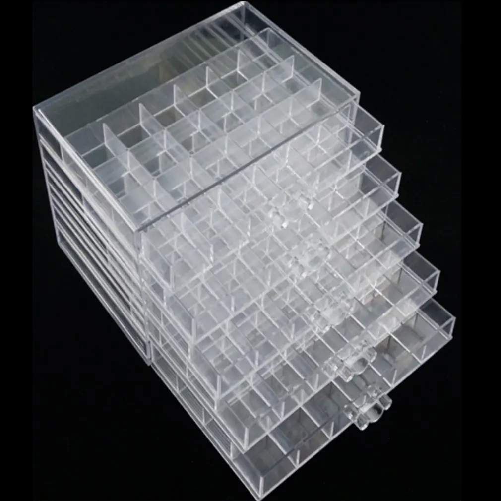 120 Grid Nail Polish Storage Case Nail Art Tools Compartment Transparent Medicine Box Jewellery Packing Plastic Removable Box
120 Grid Nail Polish Storage Case Nail Art Tools Compartment Transparent Medicine Box Jewellery Packing Plastic Removable Box