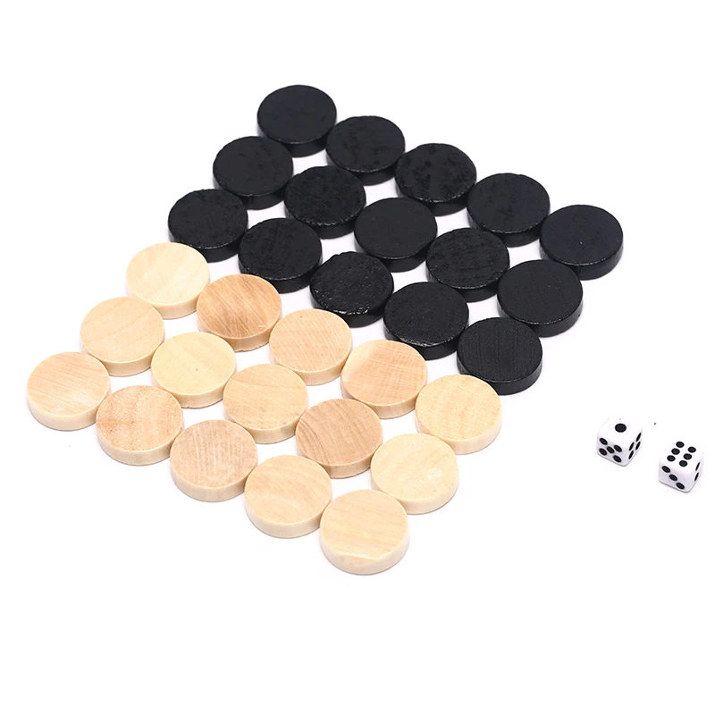 Chess 32Pcs Draughts/Checkers/Backgammon Chess Piece For Kids Board Game Learning Camping
Chess 32Pcs Draughts/Checkers/Backgammon Chess Piece For Kids Board Game Learning Camping